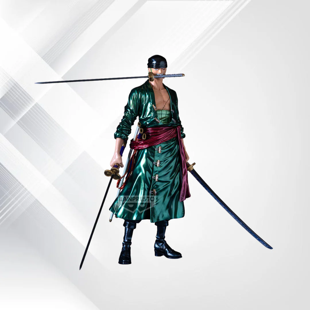 One Piece – Roronoa Zoro – Premium The Metallic – Figurka 30 cm